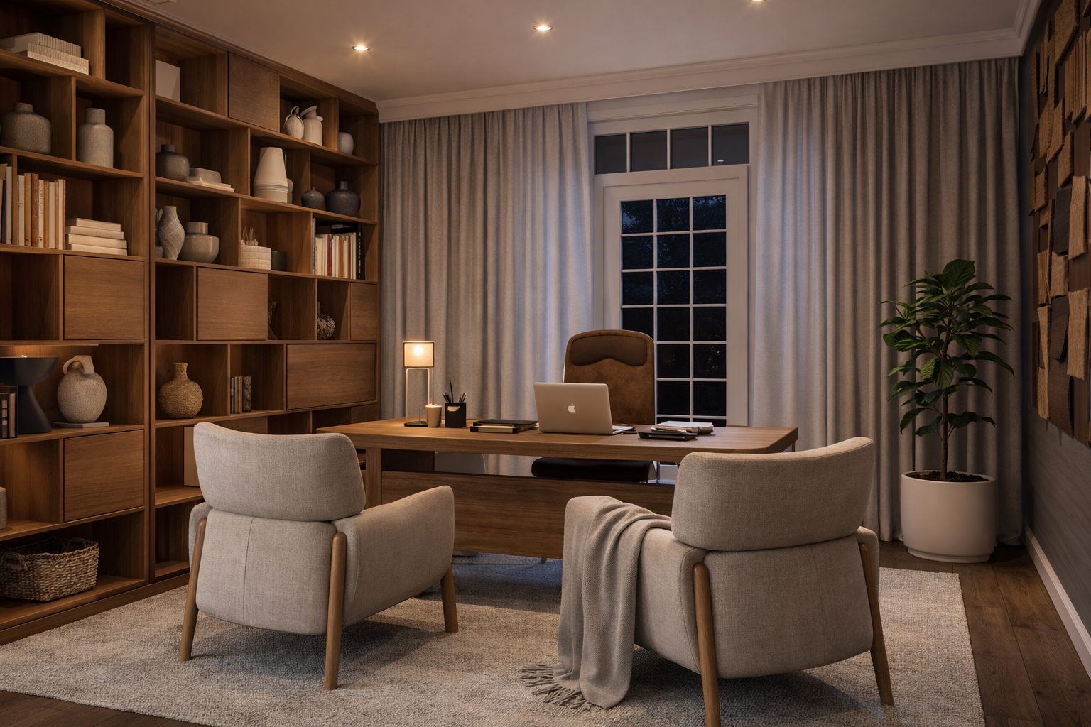 Escritório em Madeira — Interiores